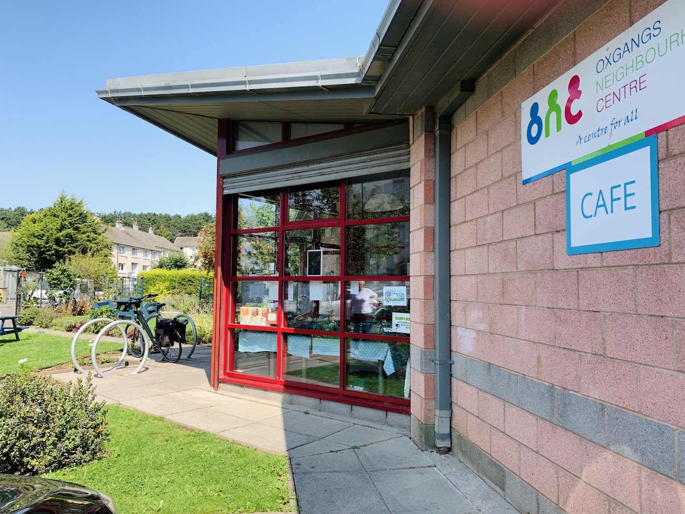 Entrance to Oxgangs Neighbourhood Centre